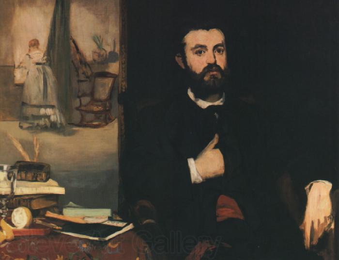 Edouard Manet Portrait of Zacharie Astruc Norge oil painting art